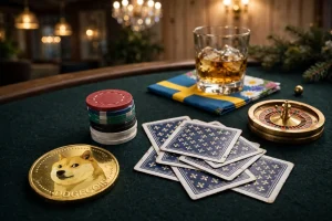 Svenska casinon med Dogecoin: betalning och livebord